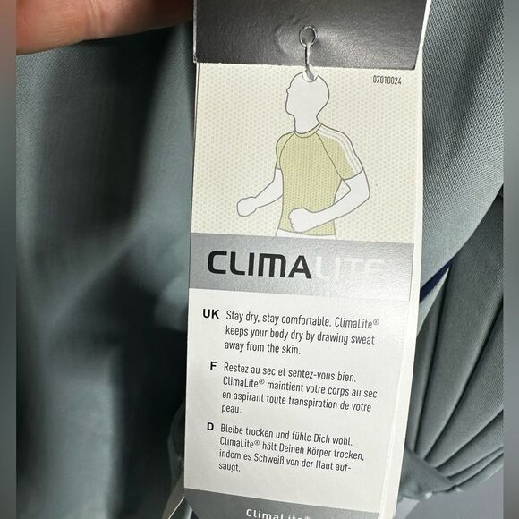 Adidas Mens Freno Goalkeeper Jersey Gray Padded Elbows Climalite NWT Sz L soccer - Picture 3 of 5